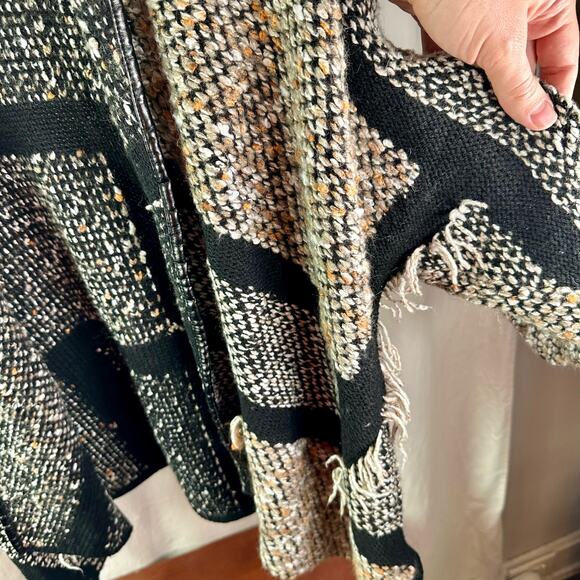 Chico's Women's Small (Vanity 0) Kinsley 3/4 Sleeve Open Boho Cardigan Sweater - Picture 7 of 13